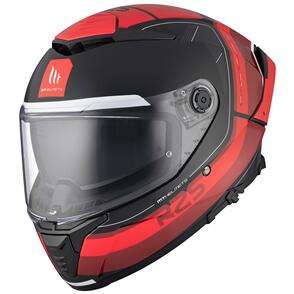MT THUNDER SV HELMET [R25 GLOSS BLACK/RED]